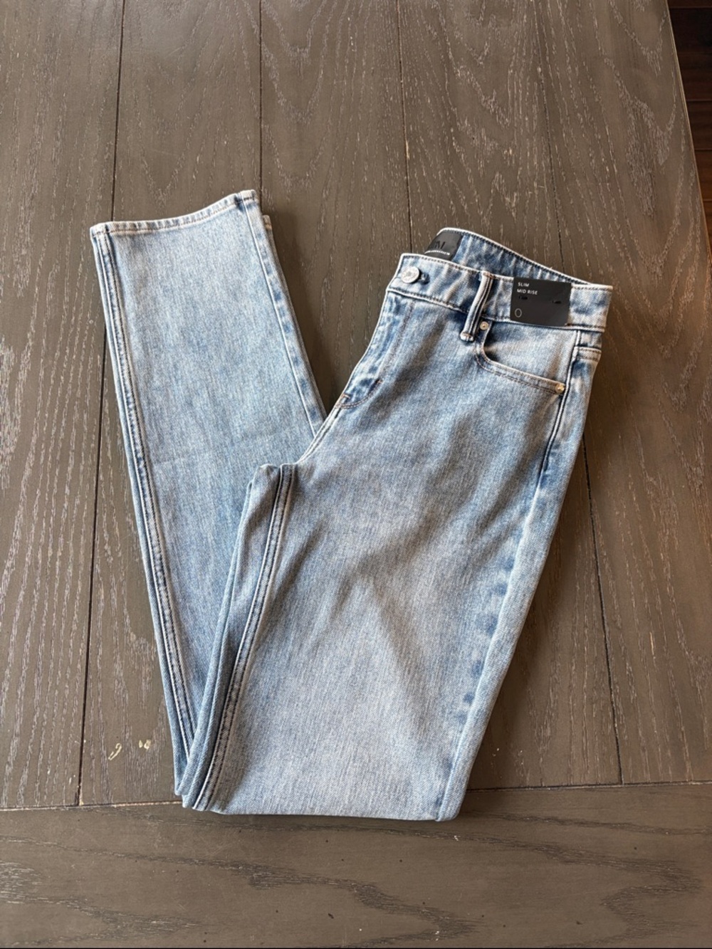 White House Black Market Jeans Chelsea Original Mid Rise Slim 0 Five Pocket NWT
